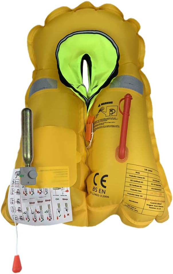 Eyson Inflatable Life Jacket Inflatable Life Vest for Adult Classic Manual(YSH701-150M)