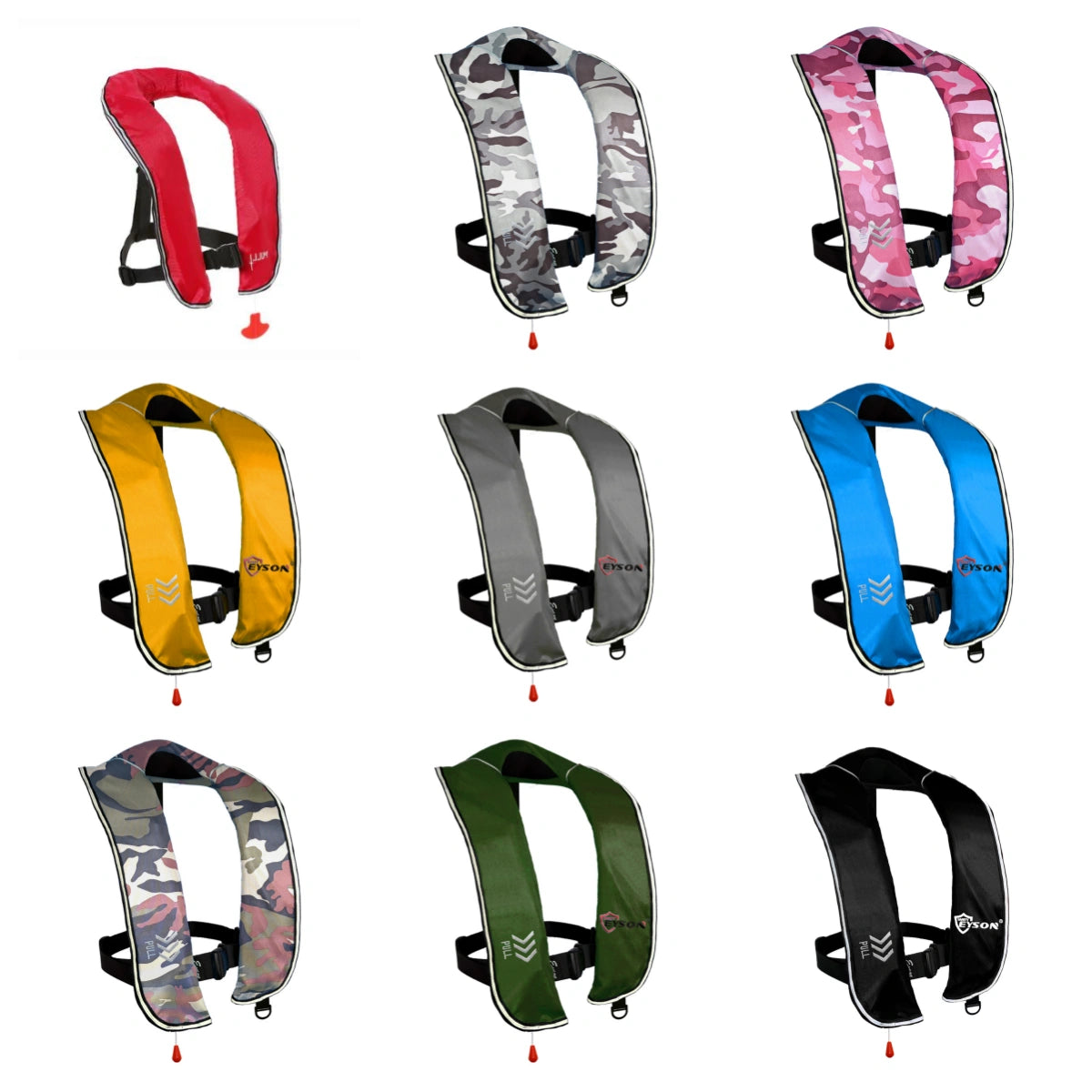 Eyson Inflatable Life Jacket Inflatable Life Vest for Adult Classic Manual(YSH701-150M)