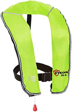 Eyson Inflatable Life Jacket Inflatable Life Vest for Adult Classic Automatic 10pcs (Fluoro Green)