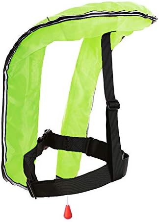 Eyson Inflatable Life Jacket Inflatable Life Vest for Adult Classic Automatic 10pcs (Fluoro Green)