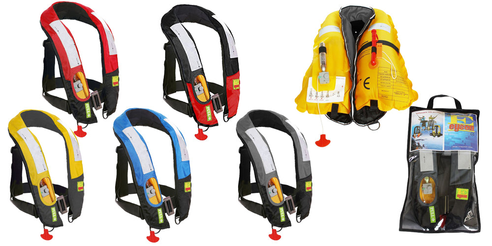 Eyson Inflatable Life Jacket Inflatable Life Vest for Adult Classic Automatic（ES639717-150A）