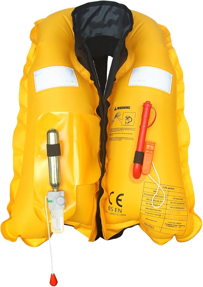 Eyson Inflatable Life Jacket Inflatable Life Vest for Adult Classic Automatic（ES639717-150A）