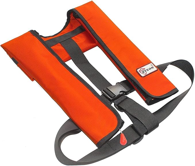 Eyson Inflatable Life Jacket Inflatable Life Vest for Adult Classic Manual（ES639-150M）